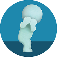 Smiski Bath : Tapándose la cara (Figura Abierta)